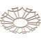 Ekena Millwork Augustus Wood Fretwork Pierced Ceiling Medallion, Alder, 22"OD x 7 3/4"ID x 3/8"T CMWP22X22X0375AUAL - alternate 5